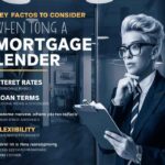 choosing a mortgage lender?