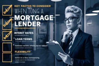 choosing a mortgage lender?