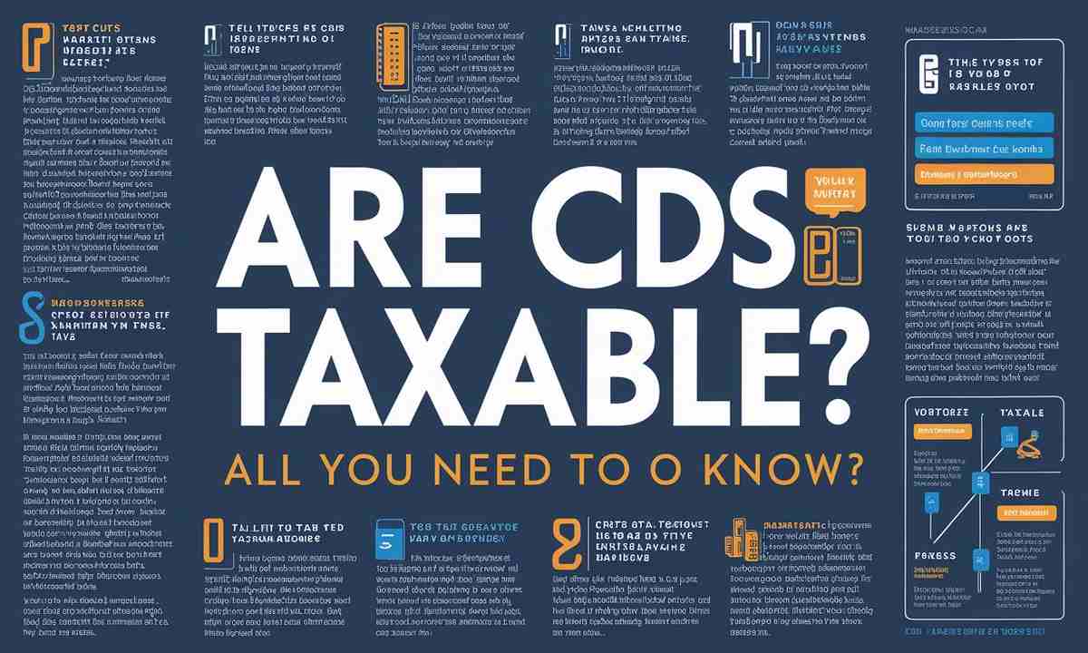 Are CDs taxable in the U.S.?