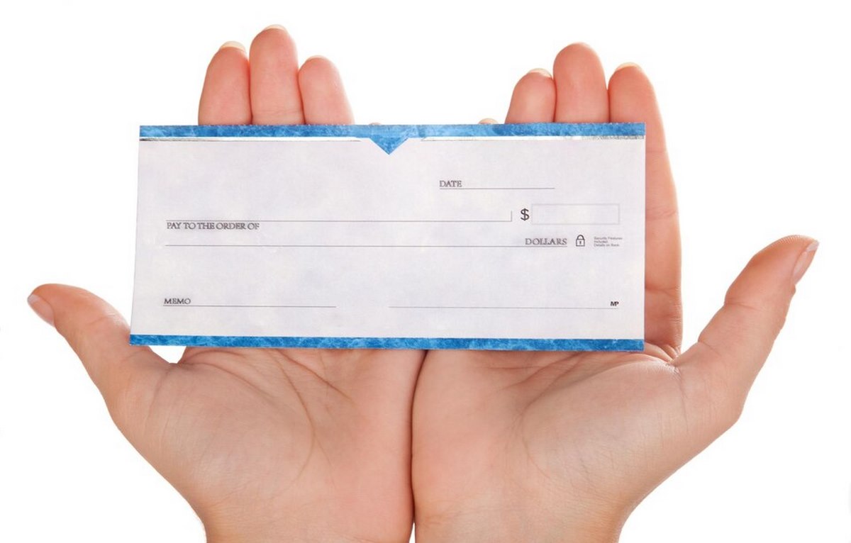 What does cashing a check mean?