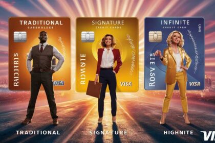 The 3 Types of Visa Credit Cards: Traditional, Signature, and Infinite? Good Visa Credit Cards that unlock rewards, perks, and maybe a little magic!